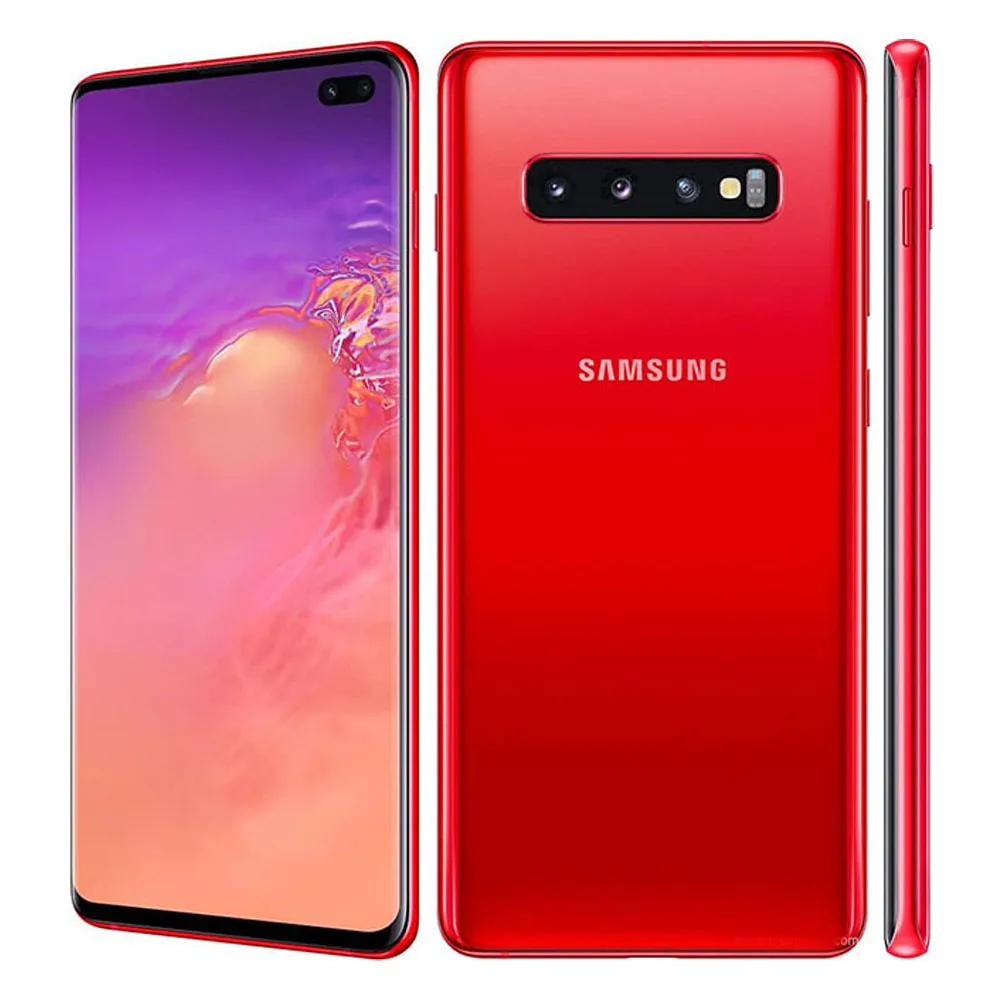 Смартфон Samsung Galaxy S10 + G975U разблокированный телефон экран 6 4 дюйма 8 ГБ ОЗУ 128 Гб ПЗУ