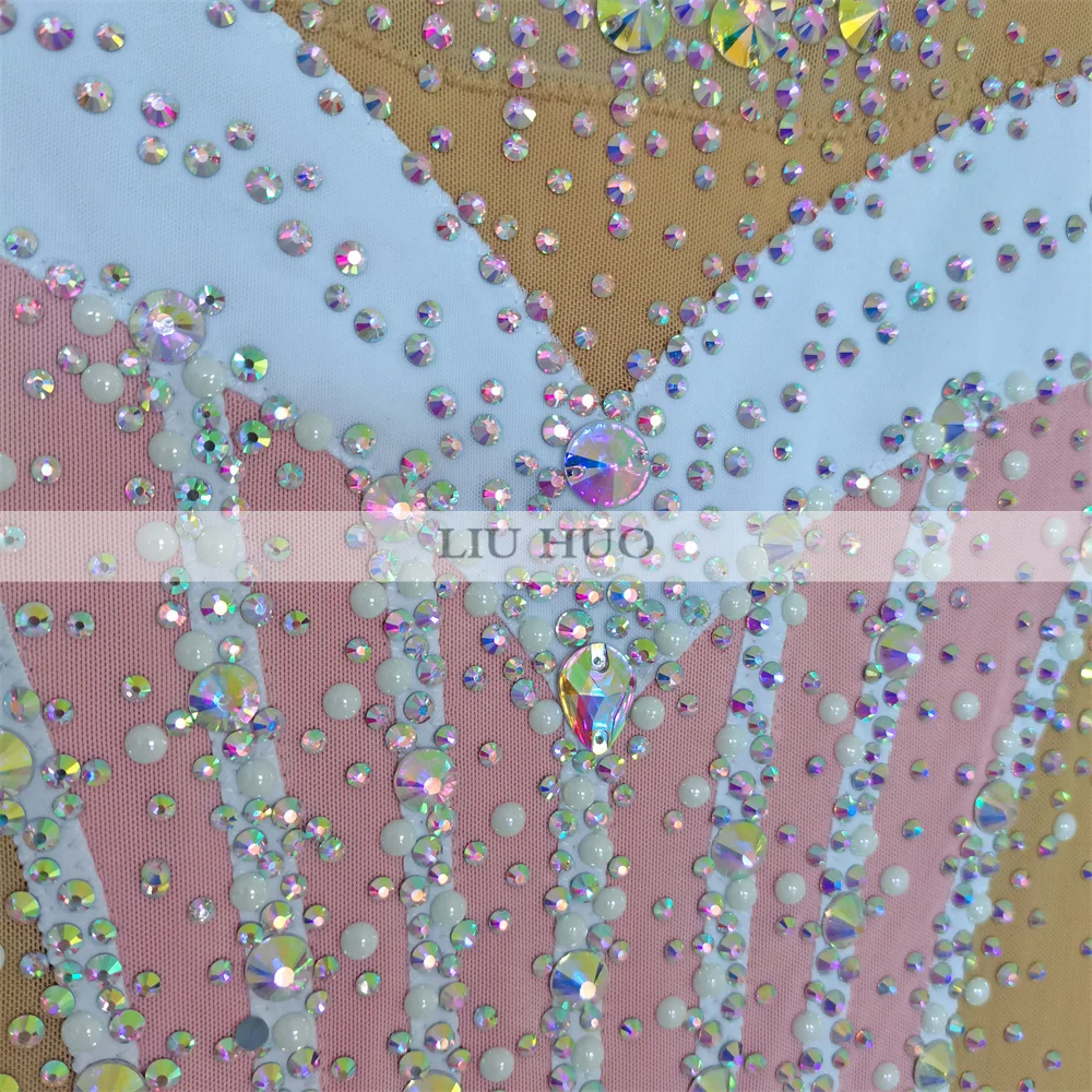 LIUHUO трико для ритмической гимнастики индивидуальный костюм взрослых женщин