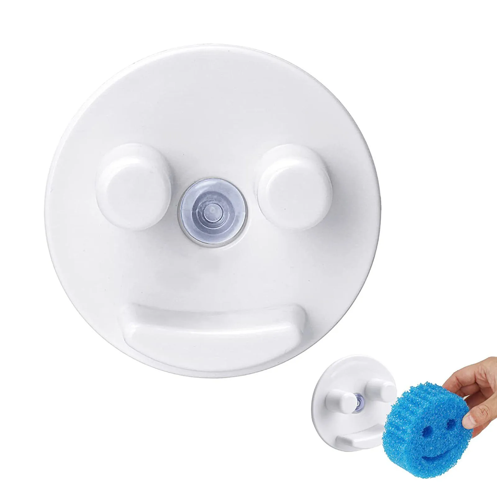 

Bathroom and Kitchen Sink Organizer Space Saving Easy Operation Sponge Holder for Craft Room Laboratory Classroom