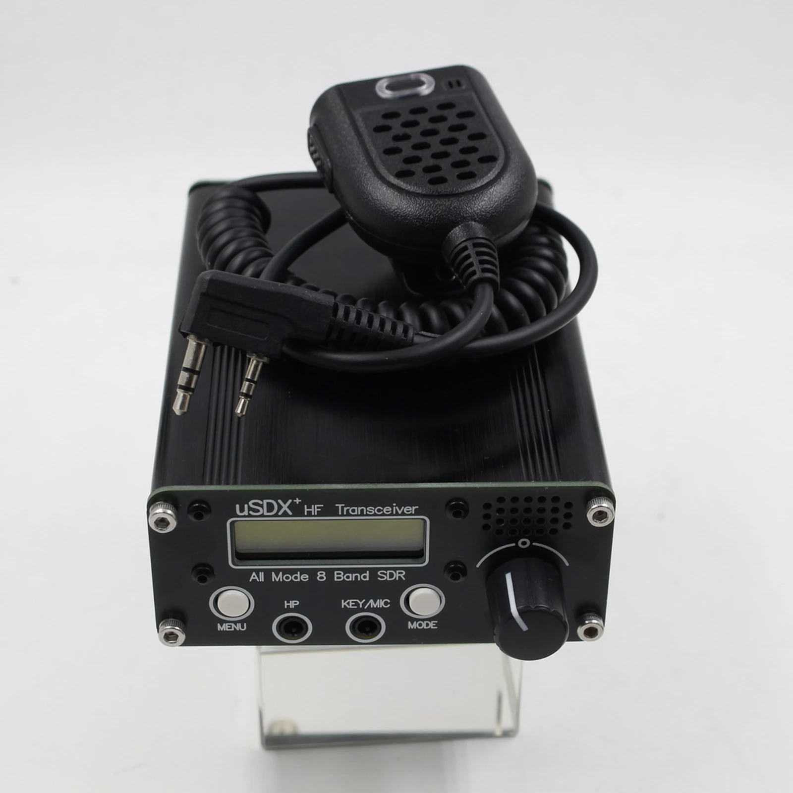 USDR USDX + Plus V2 10/15/17/20/30/40/60/80m 8-полосный SDR все режимы HF SSB QRP трансивер аккумулятор 4000