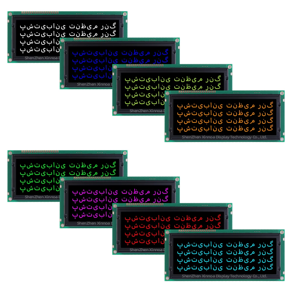 Экран с параллельным портом 4*20 ЖК-контроллер AIP31066 BTN черная пленка оранжевые