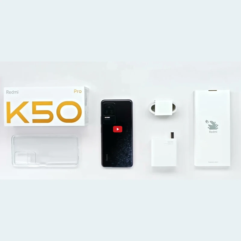 Kup Globalny ROM Xiaomi Redmi K50 Pro Smartphone MTK 9000 Cpu 128GB/256GB/512GB 6.67 ''120Hz Wyświetlacz 120W ładowanie 108MP Potrójna Kamera