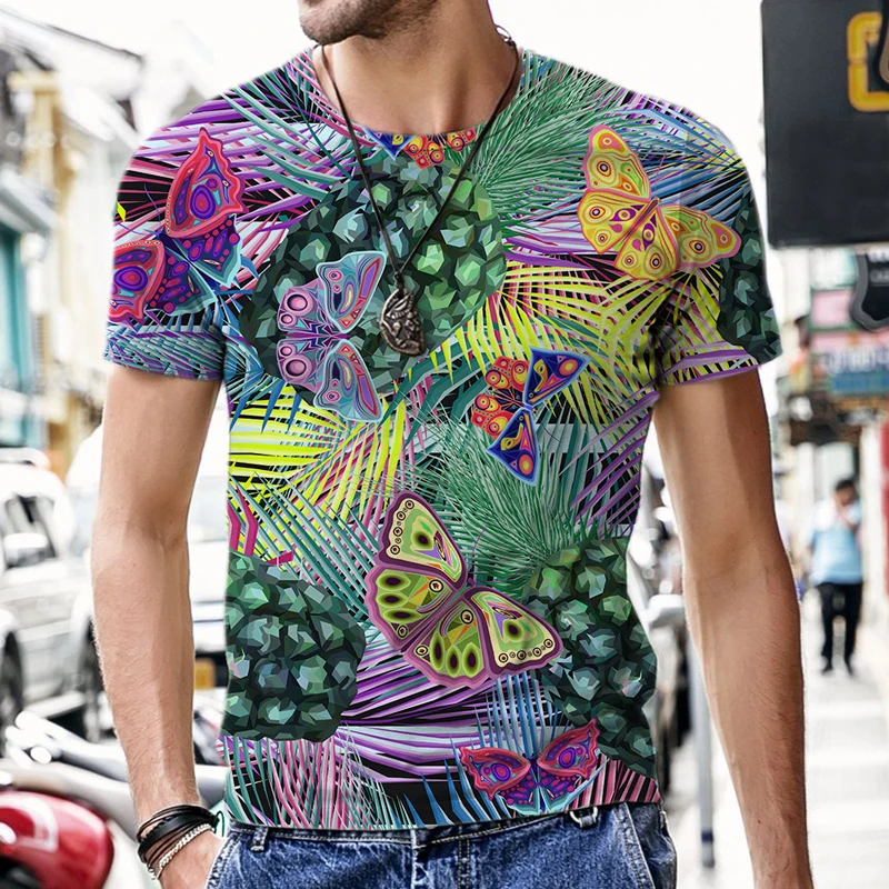

2022 Jungle Animals 3DT Print Shirts EncantoMen Women Fashion Loose Short Sleeve Shirts Boys Girls Streetwear