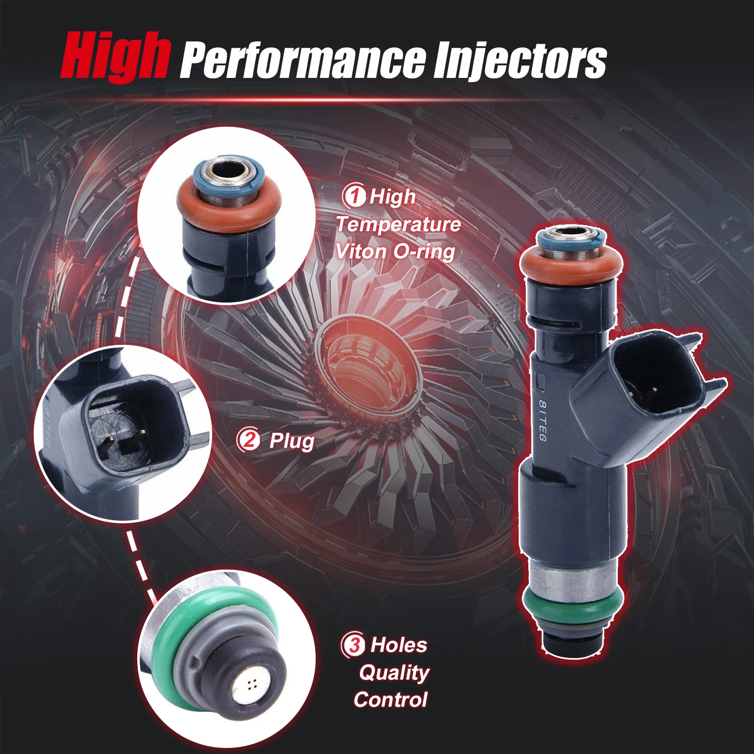 Топливные форсунки 12594512 217-2436 для GMC Yukon Sierra Savana 1500 Chevrolet Tahoe avalsilverado 2007 2008 2009