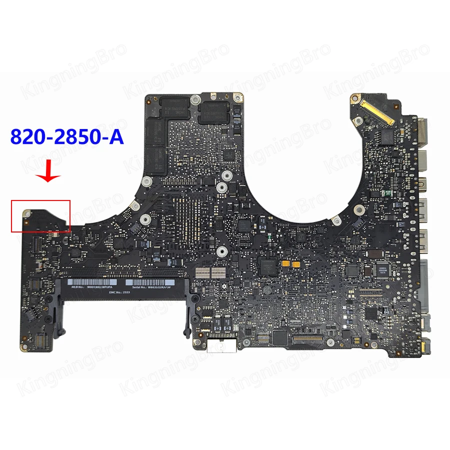 Материнская плата A1286 2010 820-2850-A для Macbook Pro 15 &quotA1286 логическая ЦП i5 2 4 ГГц 53 i7 66 |