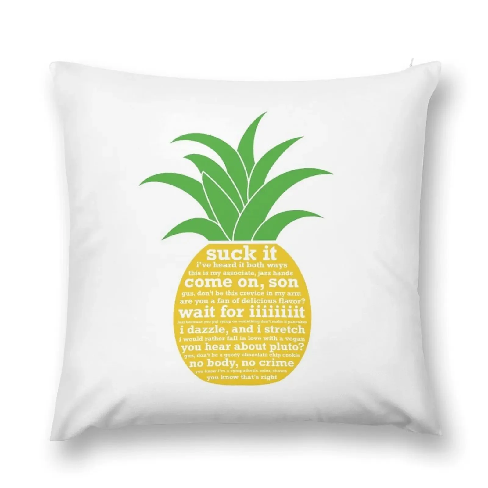 Psych Quotes Ананас Подушка Подушки Эстетические диванные подушки Чехол для