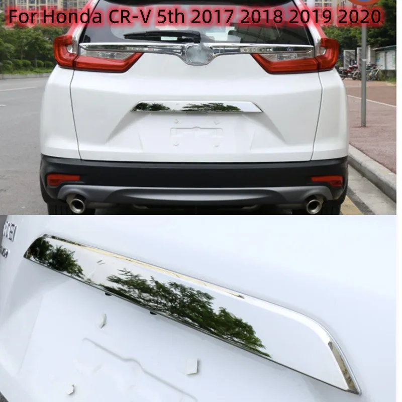 

Хромированные полосы для багажника из нержавеющей стали для Honda CR-V 5th 2017 2018 2019 CRV, аксессуары для формовки задних ворот