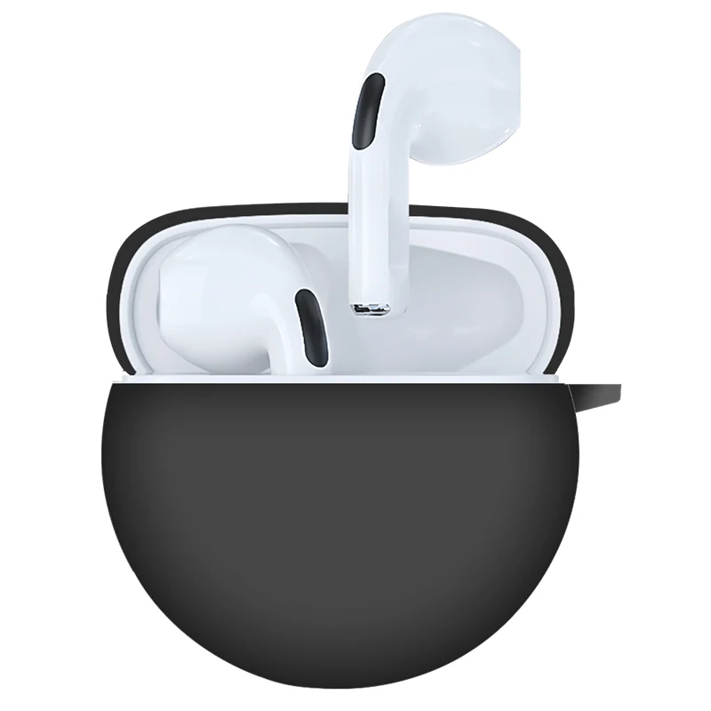 Silica Gel 1.8mm Thickness Wireless Bluetooth-Compatible Earbuds Case for Lenovo HT38 Protective Cover 82 * 39 35mm |