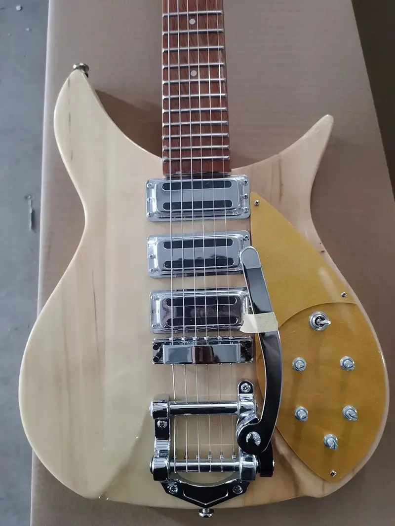 6-струнная гитара Ric bac 325 оригинальный цвет дерева никель-Хромовая фурнитура