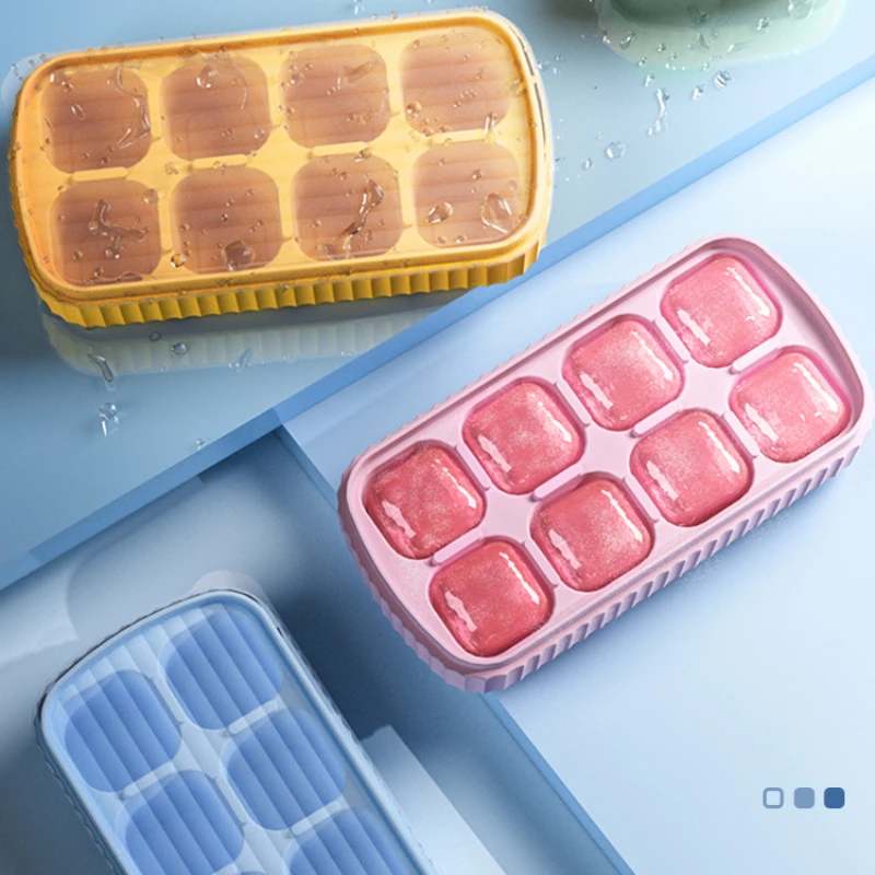 

3 шт., Силиконовые Блоки для замороженного льда с крышкой