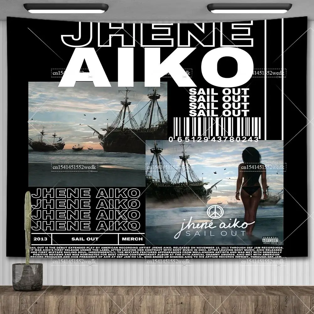 Jhene Aiko Chilombo Обложка для музыкального альбома постеры настенный гобелен забавный