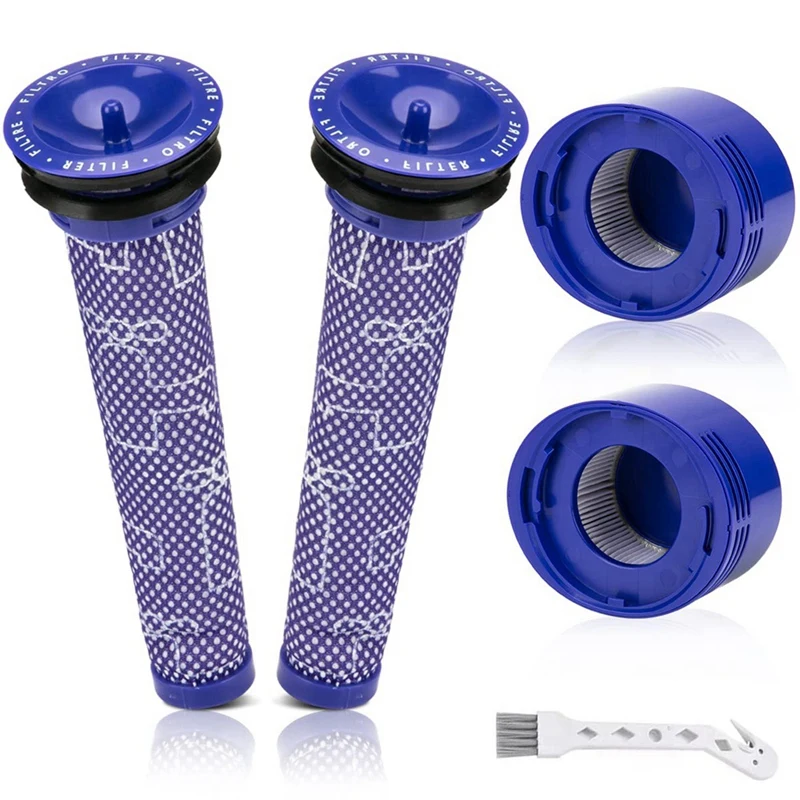 

Replacement HEPA Filter For Dyson V7 V8 Vacuum Cleaner Accessories, Washable Post Motor And Pre HEPA Filter