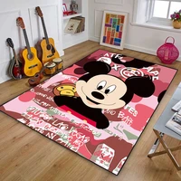 disney mickey minnie baby playmat anti slip bathroom mats carpet for living room crawling game mat kitchen mat home decor