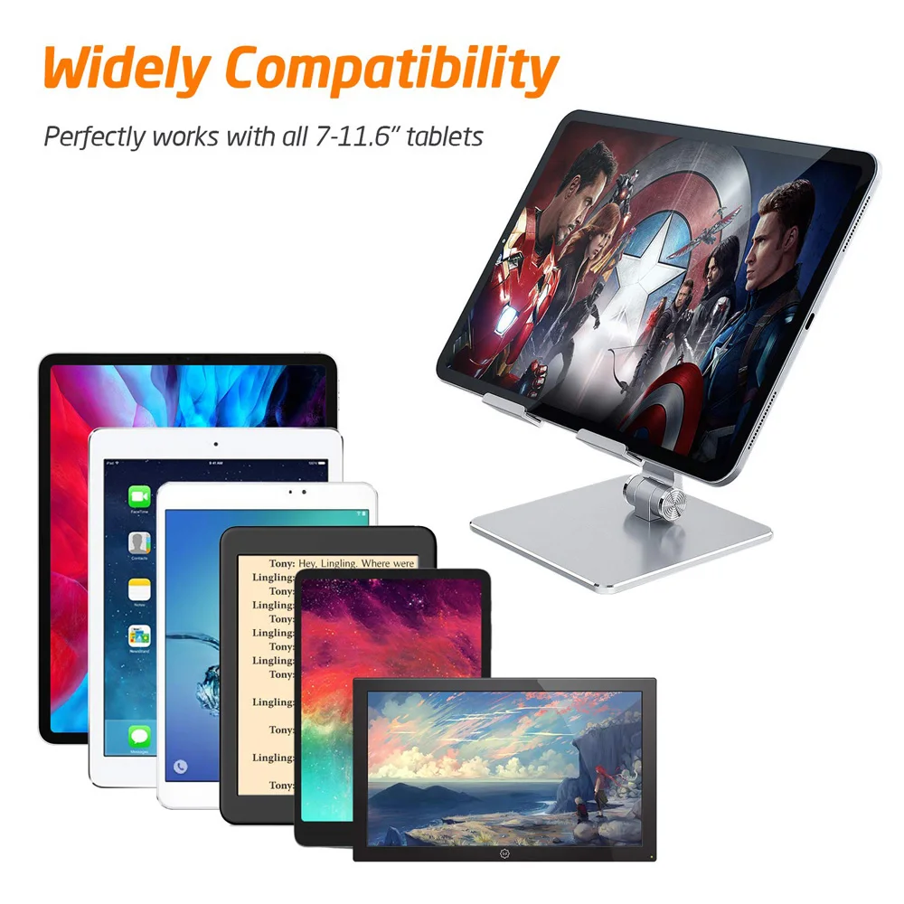 metal desktop tablet holder table cell foldable extend support desk mobile phone holder stand for iphone ipad adjustable free global shipping