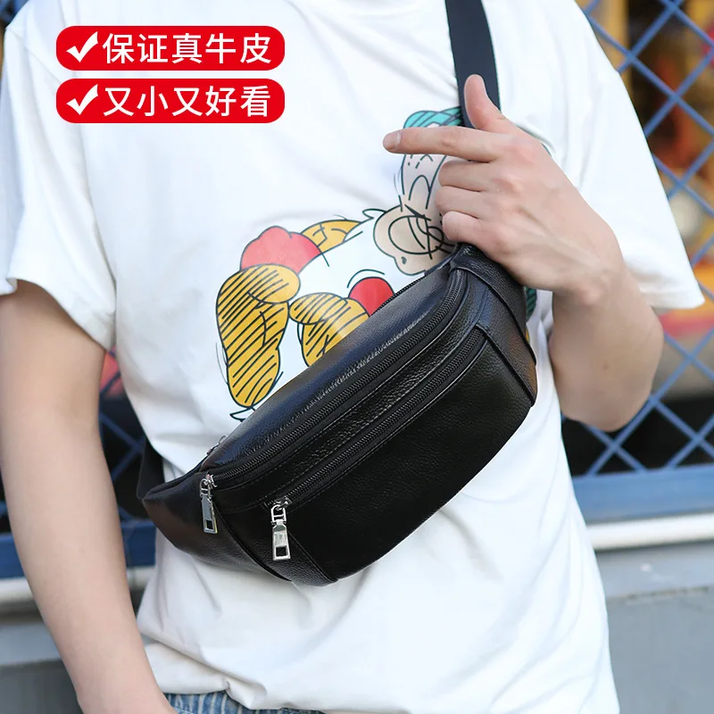 

New Chest Bag Leather Waist Bags Women Belt Men Bum Bag Travel Purse Phone Pouch Pocket Fashion Travel Shoulder Purse Outdoor
