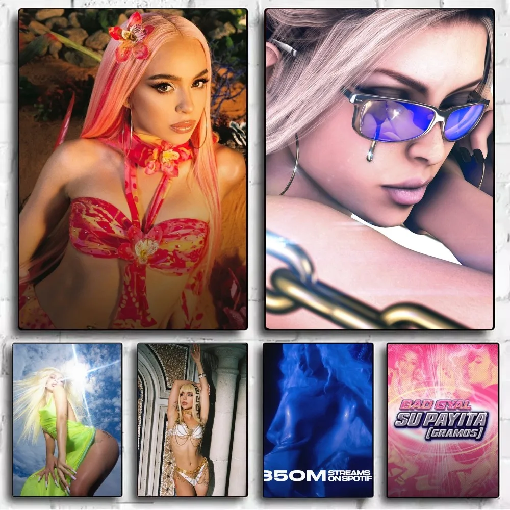 Постер Singer B-Bad G-Gyals необычная Наклейка на стену для гостиной бара винтажная