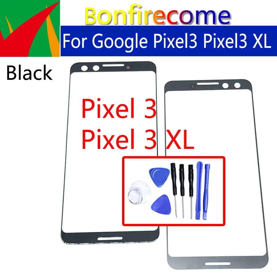 

Outer Screen For Google Pixel 3 XL Touch Screen Front Glass Panel LCD Lens For Pixel3 XL Front Glass
