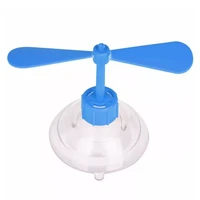 two leaf rotating with the wind bamboo dragonfly motorcycle electric car helmet decoration propeller helmet windmill