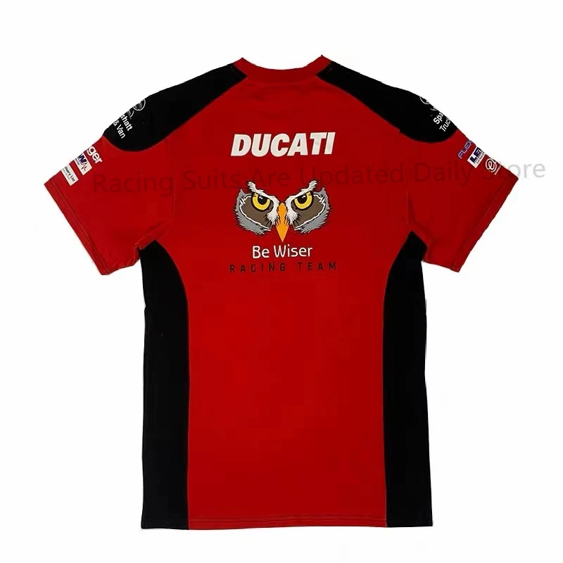 Ducati F1 рубашка Сова Заводская команда униформа мотоцикл BSB британская Корона