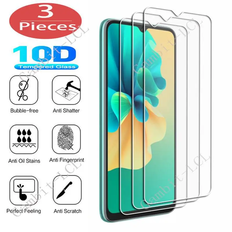 

3Pcs Tempered Glass For Blackview A50 A55 Pro A95 BL8800 5G A100 A70 A80 A90 BV8800 Oscal C60 C20 Screen Protector Cover Film