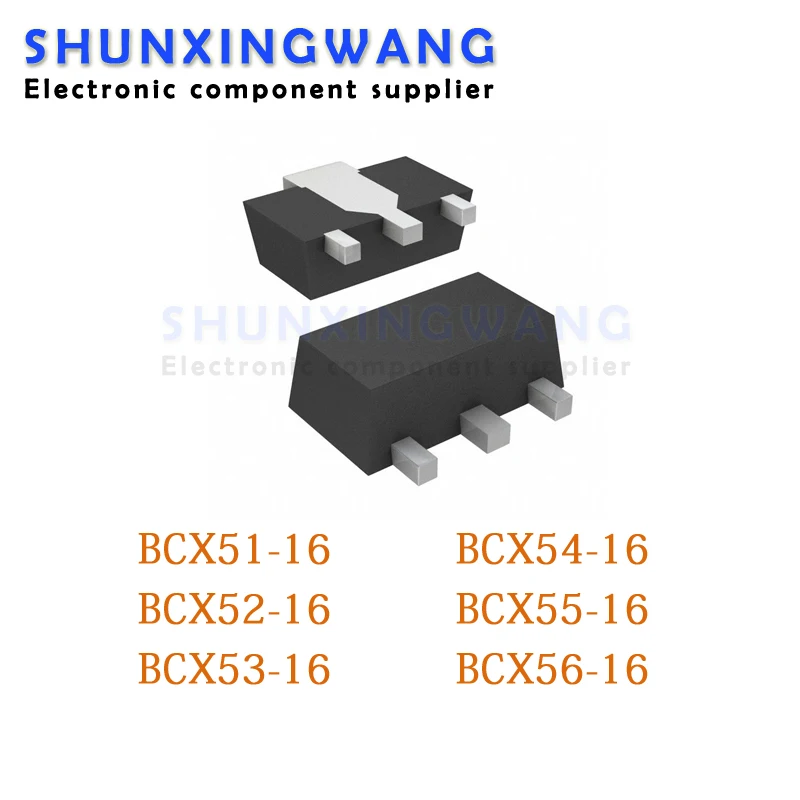 50 шт., флэш-транзистор-89, модель BCX56, флэш-дисплей, флэш-транзистор NPN 1A 80V