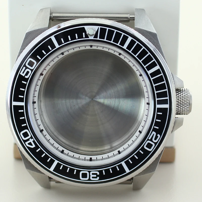 Фото Корпус для часов Seiko Mod Samurai King, 43 мм, 20ATM, для дайвинга, подходит для механизмов NH34, NH35, NH36, NH38, NH70, NH72, из нержавеющей стали. №3