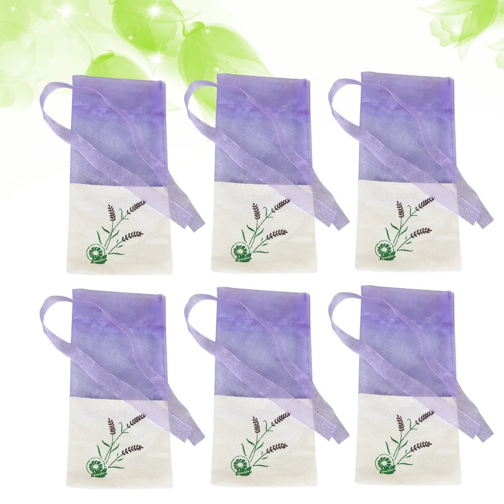 

6pcs Sachets Sachets Craft Sachets Lavender Fragrance Bag Drawstring Sachet Lavender Bags