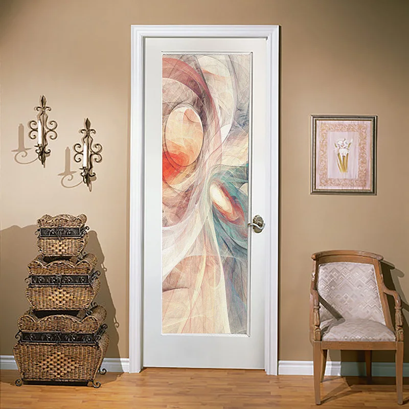 

Windows Privacy Film Church Style Stained Glass Window Stickers Static Cling Decorative Frosted Window Films Customized Size