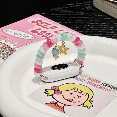 Ремешок для Xiaomi Smart Band 10 9 8  I LOVE LUO