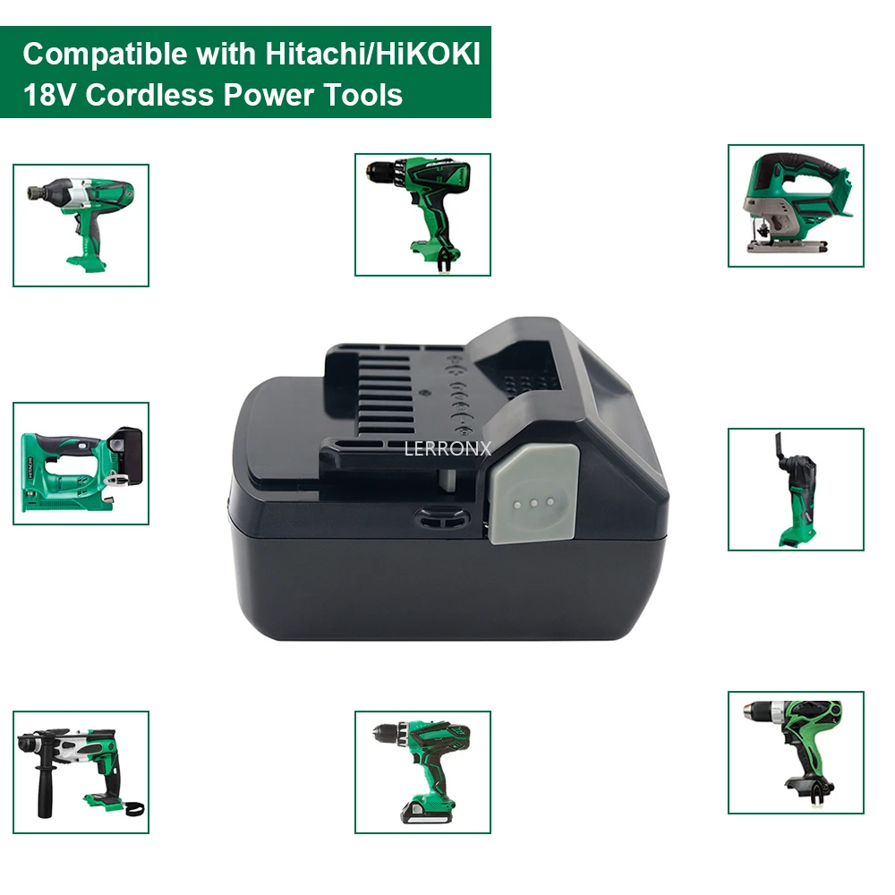 Литий-ионный аккумулятор BSL1850 BSL1860 BSL1840 18 В 6 Ач/8 Ач для электроинструмента Hitachi HiKOKI