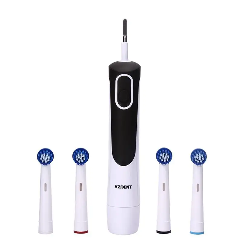 Battery type AZDENT Electric Toothbrush Soft Hair Adult Tooth Whitening Rotary Electric Toothbrush