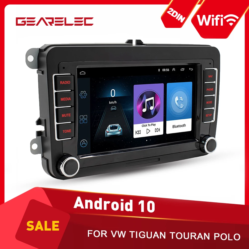 Автомобильный мультимедийный плеер стерео-система на Android 10 с 7 &quotэкраном Wi-Fi