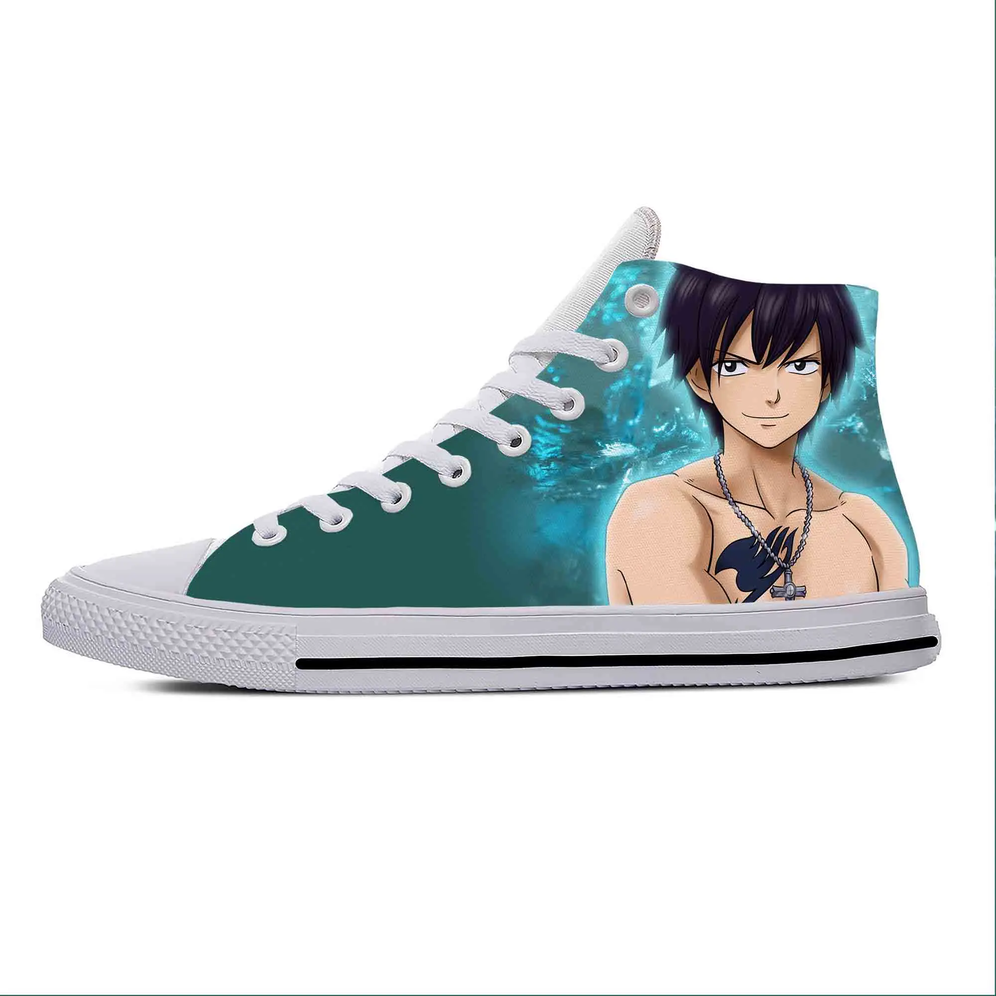 

Кроссовки унисекс из ткани с высоким верхом и 3D-принтом