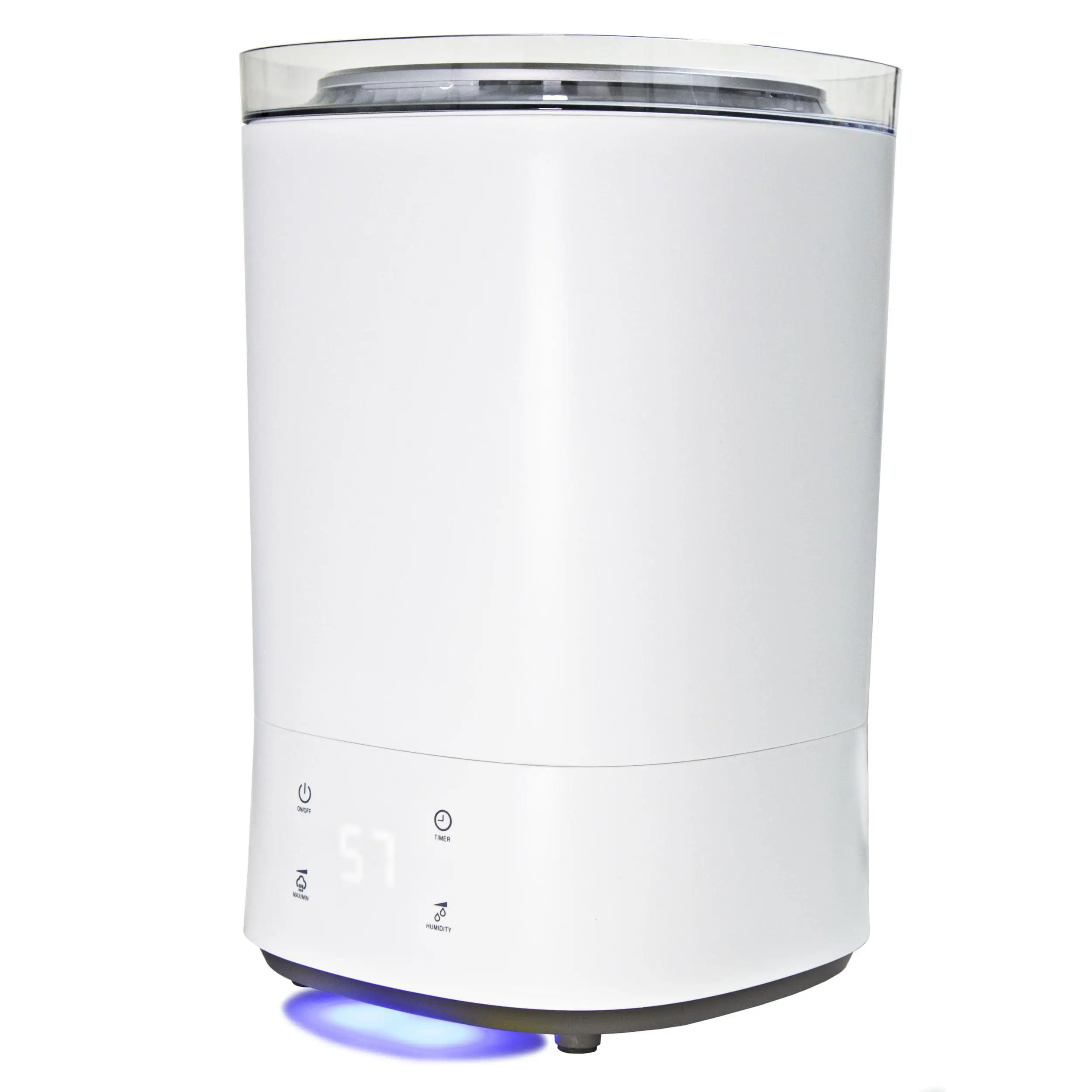 

Comfort Zone Ultrasonic Aromatherapy Humidifier 1.5gal Top-Fill Tank in White