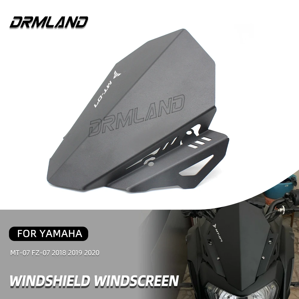 

Motorcycle Windshield For YAMAHA MT07 MT-07 FZ07 MT FZ 07 2018 2019 2020 Front Wind Deflector Windscreen Cover Guard Accessories