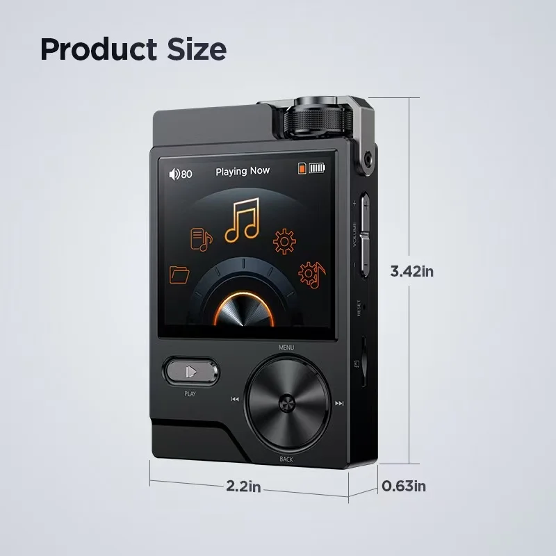 ALVXON Hi-Res Audio HIFI DSD256 MP3 USB DAC, USB-устройство для наушников, расширяет память на 258 ГБ, CUE AUDIO, 40 часов воспроизведения музыки (art.: 3920d984ac8cc) - 3920d984ac8cc