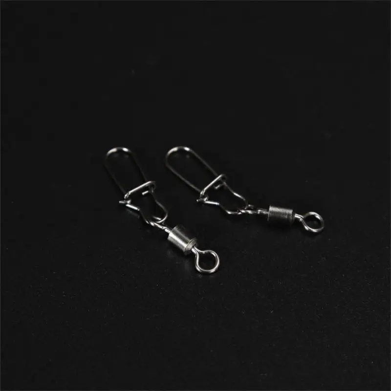 

Lightweight Smooth Reinforced Pin Octagonal Ring Round Edge Chamfer Fishing Swivel Metal Convenient Fishing Accessories Flexible