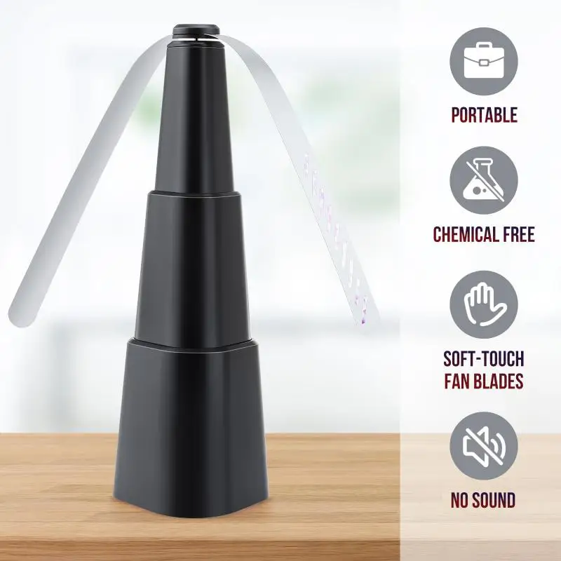 

USB Charging Fly Repeller Multi-function Automatic Electronic Pest Control Fan Blade Mosquito Fly Bugs Repellent Food Protector