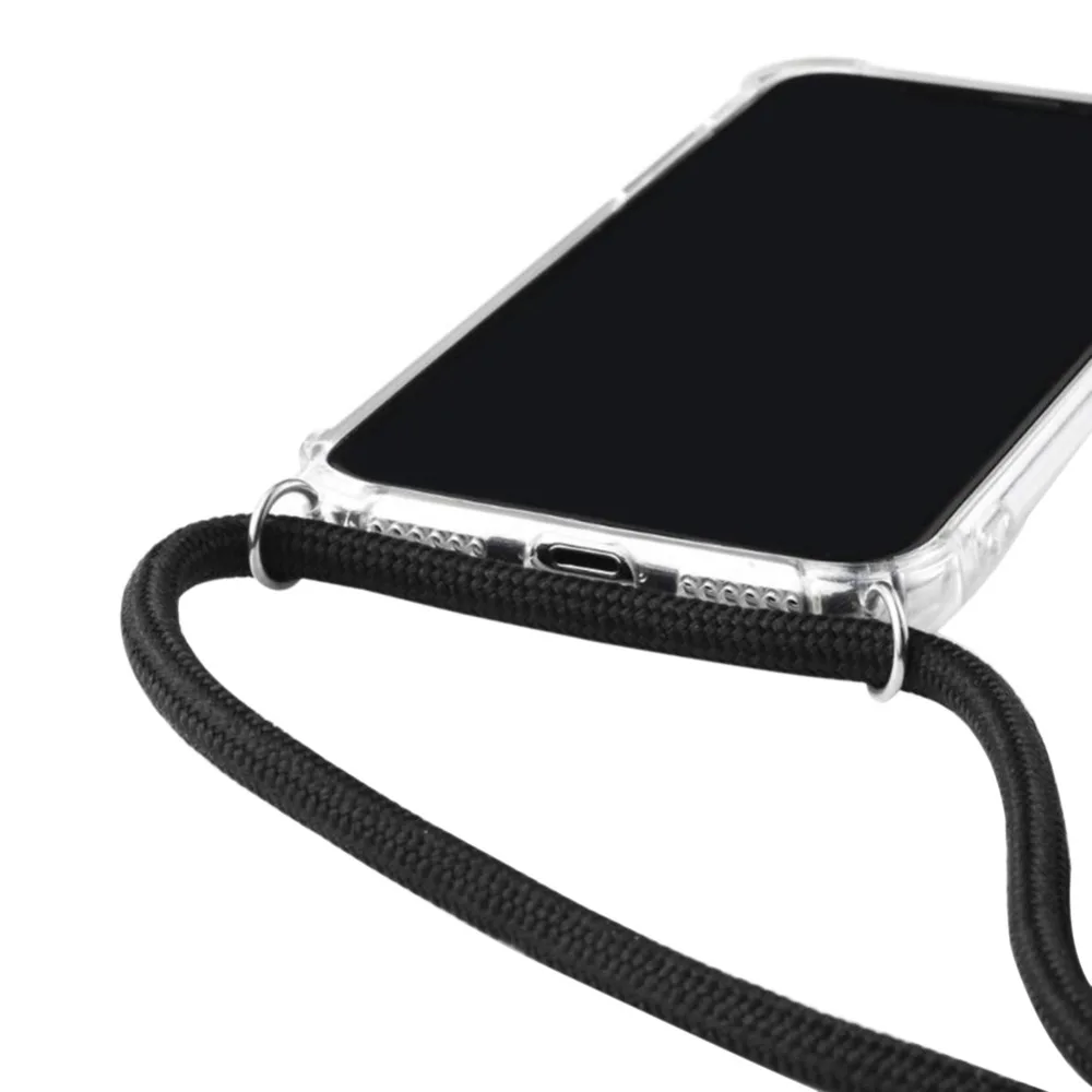 Case With Lanyard Necklace Shoulder Neck Strap Rope Cord For Samsung Galaxy S23 S22 S21 FE S20 ULTRA S10 S9 Plus Note 20 10 Lite