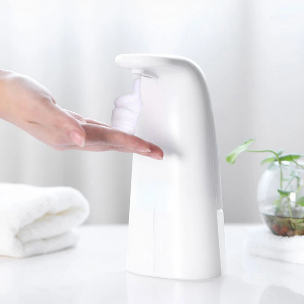 

250ml Waterproof Soap Dispenser Touchless Automatic Foaming Hand Washing Device More Safe And Health Bathroom Kitchen