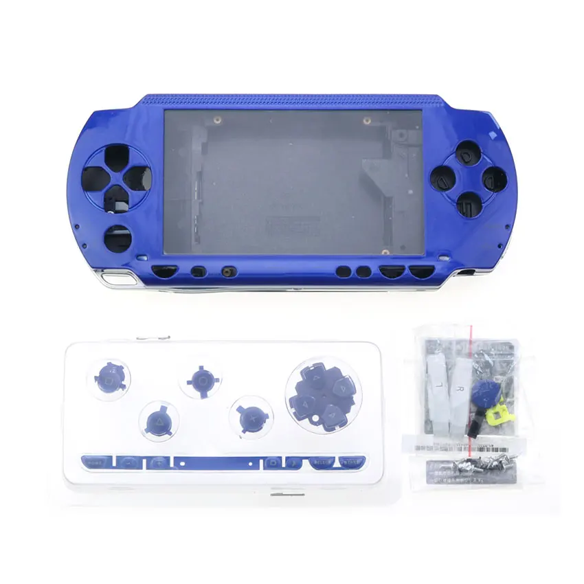 YuXi Full Housing Shell Cover Case With Button Screws Kit Replacement Parts For PSP 1000 PSP1000 Console |