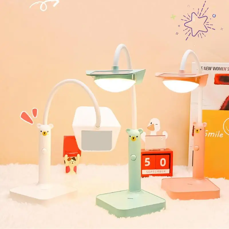 

Desk Lamp Three Colors High Quality Creative Multifunctional Convenient Led Desktop Eye Lamp Night Light Usb Charging Durable