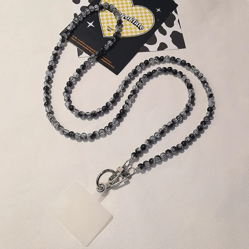 

Mobile Phone Hanging Rope Burst Bead Long Rope Diagonal Cross Hanging Rope Diagonal Hanging Rope Clip Chain Anti Loss Lanyard