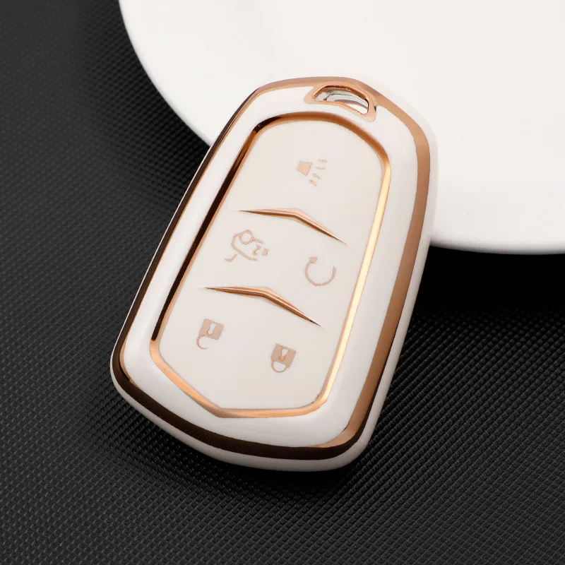 

Tpu Car Key Case Remote Control Protector Cover For Cadillac ATS-L XTS XT5 CTS CT6 ATS 28T SRX Escalade 2015 Auto Accessories