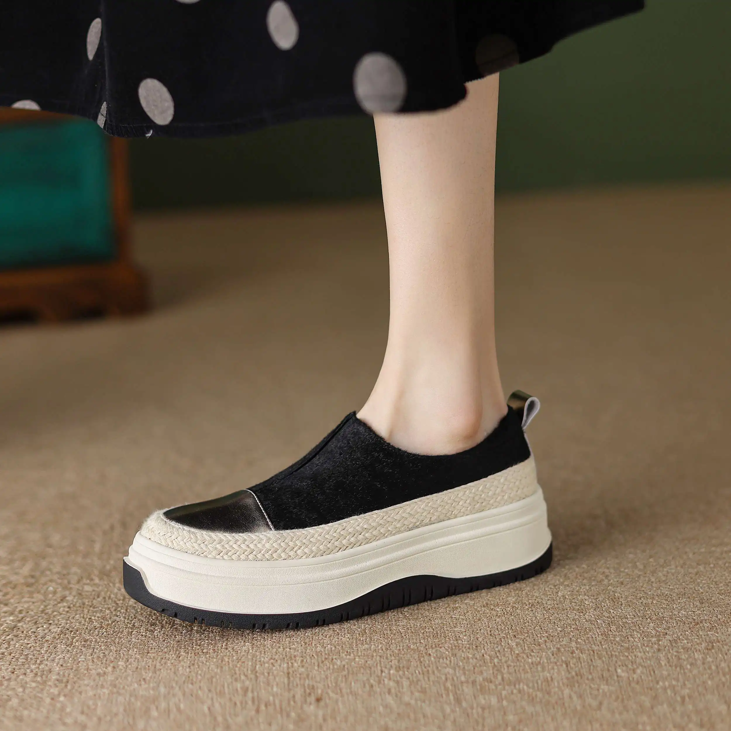 Кроссовки Lanxuryee женские из коровьей кожи повседневная весенняя обувь на