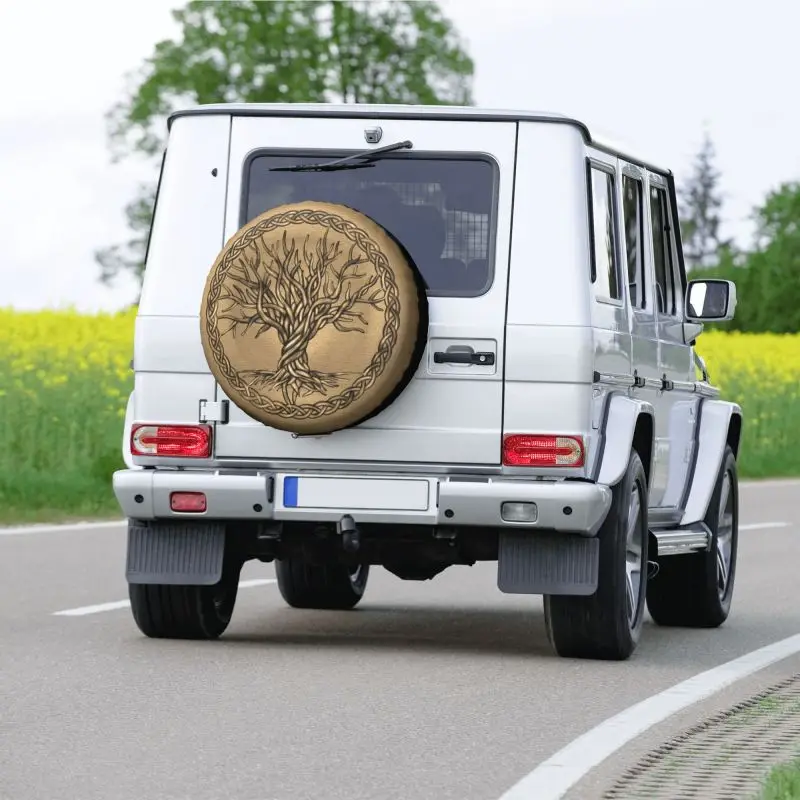 Чехол на колесо Дерево жизни для Jeep Honda 4WD SUV протектор колес викингов yggдра 14