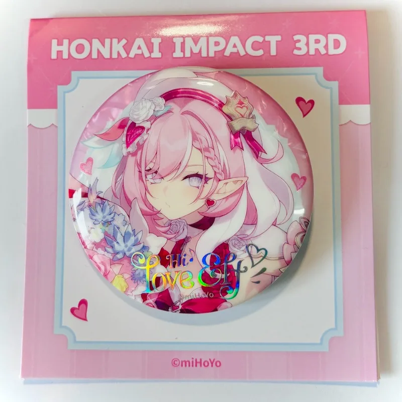 Официальный металлический значок Elysia по игре Honkai Impact 3rd: Серия Herrscher of Human EGO, брошь, жестяное украшение, подарки для косплея и додзинси (art.: 3920dc15d8665) - 3920dc15d8665