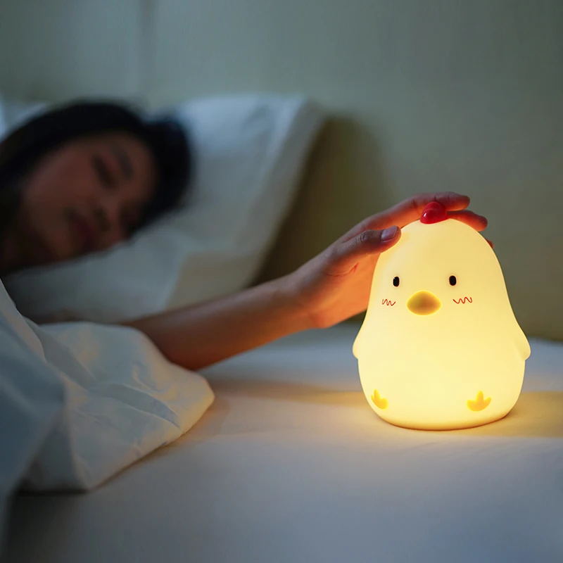 

Custom room decor Morning Wake up light Cartoon Sound Alarm Clock Kids