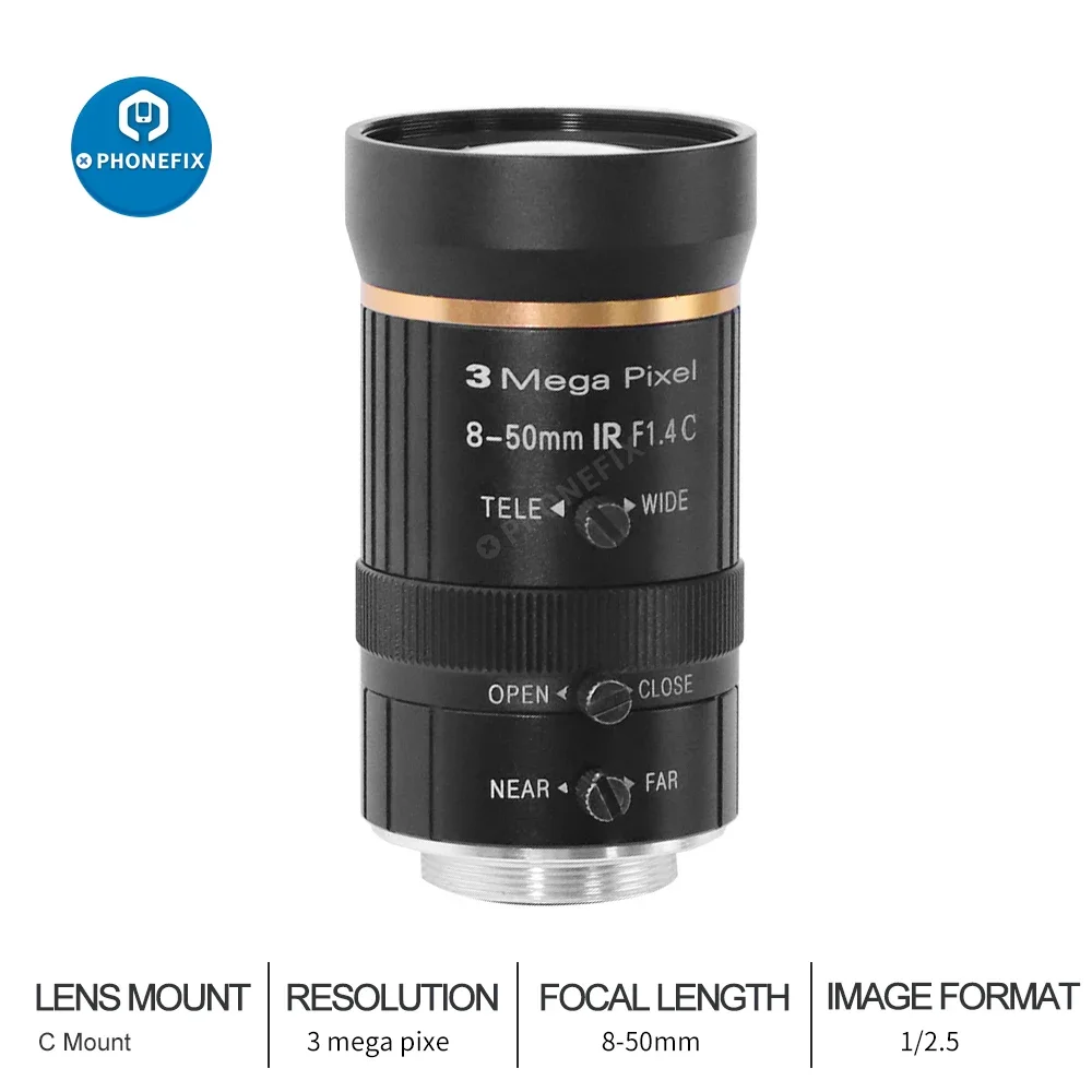 

Mshiwi объектив для камеры видеонаблюдения C-mount 2.8-12 мм