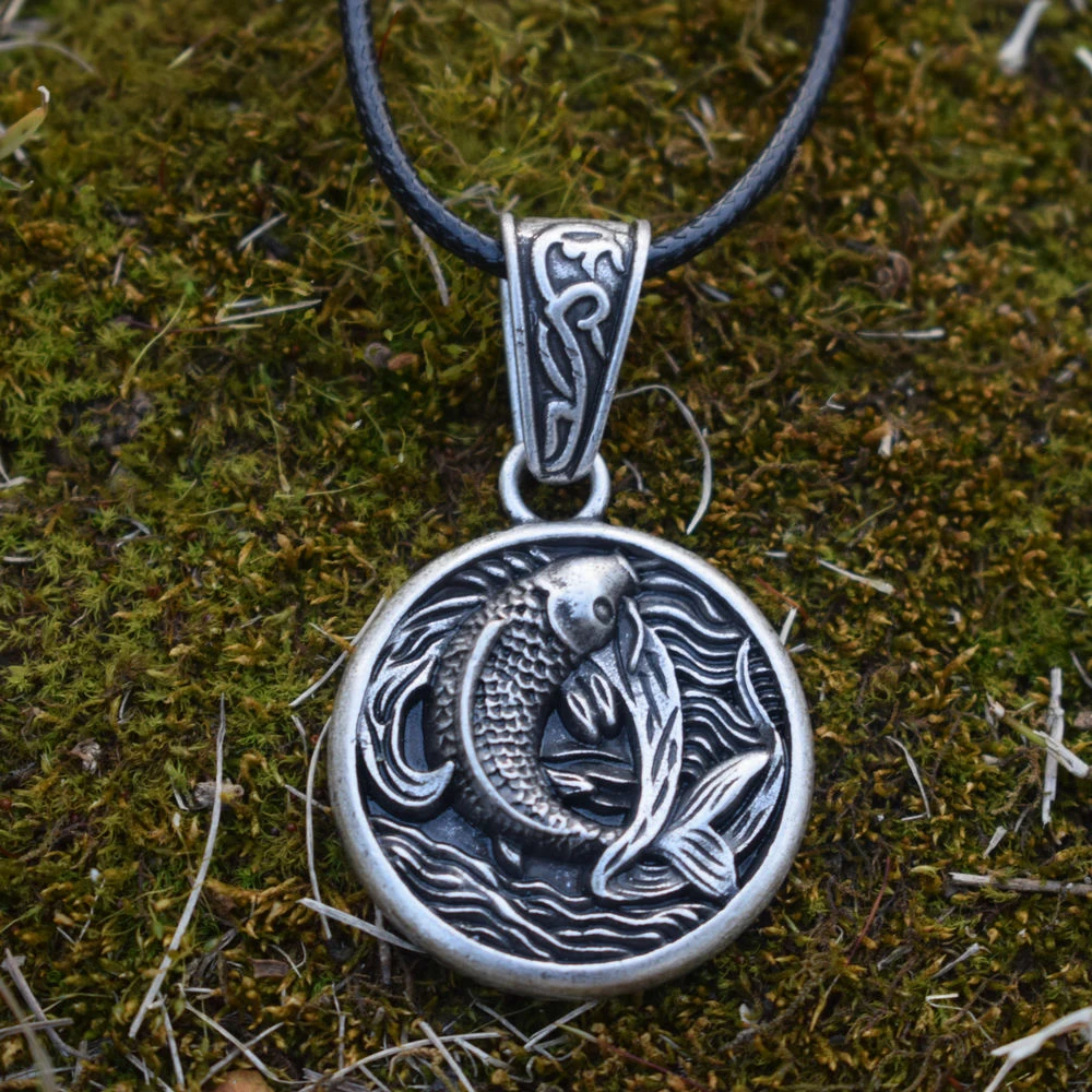 Ожерелье SanLan Celtics в виде рыбы с узлом ювелирные изделия животных - купить по